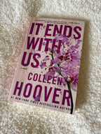 "It Ends With Us" used edition written by Colleen Hoover