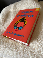 Hardcover "Lessons in Chemistry" used edition written by Bonnie Garmus